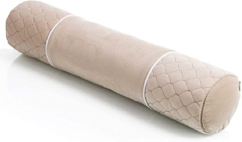 Alibo Beige Bolster Adjustable Firm Neck Round Roll Support 