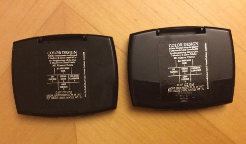 2 X LANCOME COLOR DESIGN MAUVE CHERIE  5 SHADOW LINER PALETTE NEW