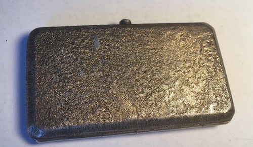 Imperial Russian Samorodok .875  Silver Cigarette Case Faberge