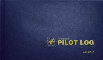 The Standard Pilot Log (Navy Blue): Asa-Sp-57 (Hardback or Cased Book)