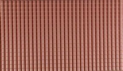 Plastruct G Spanish Roof Tile Plastic Pattern Sheet (2) #91632 x