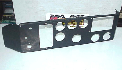 Aluminum Race Car Dash Panel 26'' Long 6-3/4'' Wide for 2-1/16'' Gauges NASCAR