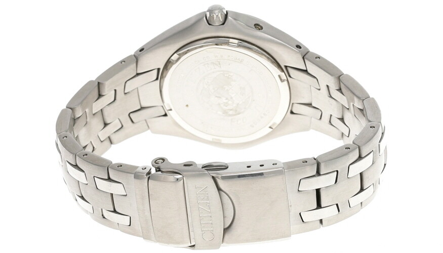 Pre-owned Citizen Eco-drive Perpetual Calendar Dial Ss Men's Watch Bl1020-55h