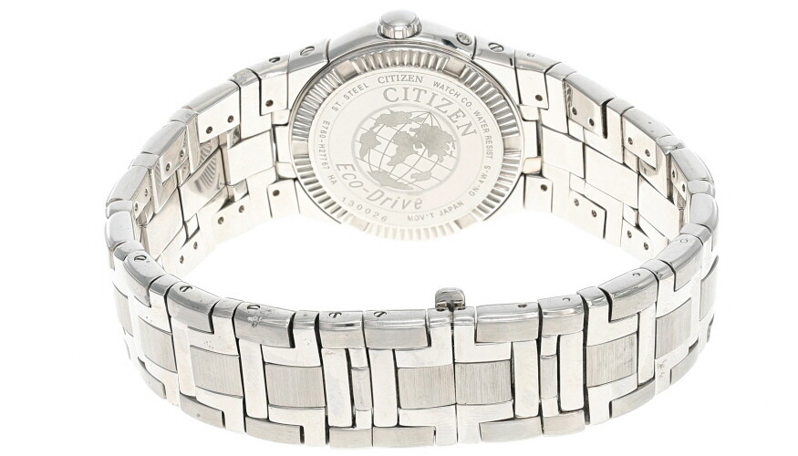 Pre-owned Citizen Eco-drive Perpetual Calendar Ss Men's Watch Bl1030-51h