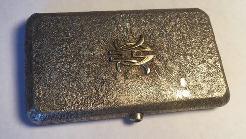 Imperial Russian Samorodok .875  Silver Cigarette Case Faberge