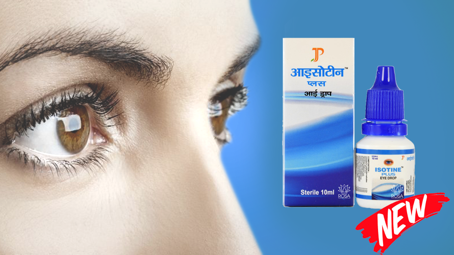 Eye Drops Exp.2027 Herbals Organic USA Isotine Plus Cataract glaucoma Care