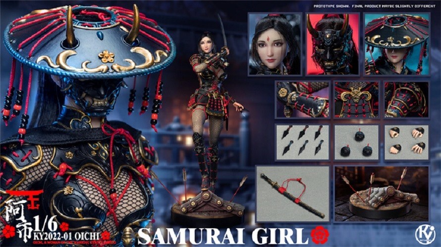 OnOFF　LADY'S MISSION 鶴見3等海尉　1/6 Anime KY2022-01 Samurai Girl Oichi 1/6 Collectible Action