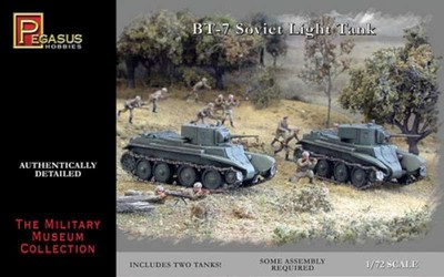 Pegasus Hobbies 1/72 BT-7 Light Tanks 2 7673 707600076731