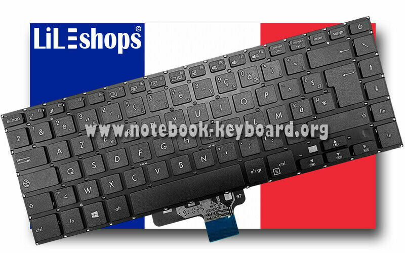 Clavier FranÃ§Ais Original Asus Vivobook X510u X510ua X510uf X510un X510uq X510ur