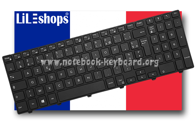 Clavier FrançAis Original Pour Dell Nsk-Lr0sc 0f Pk1313g1a12 0mxmj3