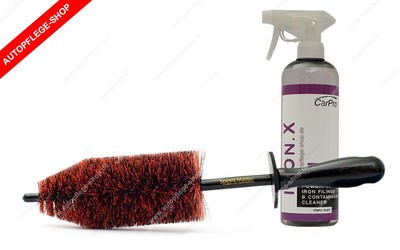CarPro Iron.X Felgenreiniger ph-neutral 500ml +Daytona Speedmaster Felgenbürste