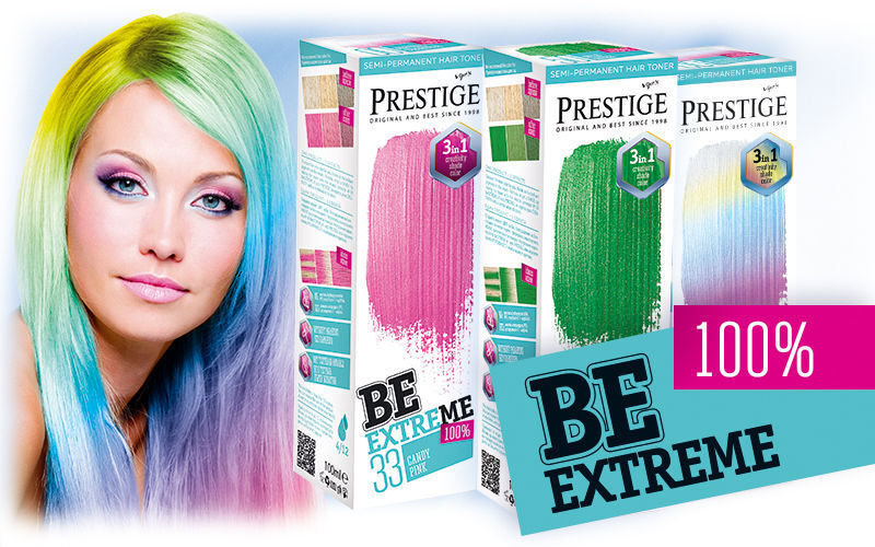 Be extreme new prestige semi-permanent hair toner no ammonia and oxidant 10...