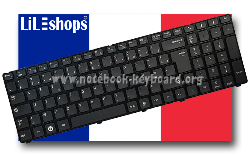 Clavier FranÃ§Ais Original Samsung Np-R580-Jt01fr Np-R580-Jt02fr Np-R580-Jt03fr