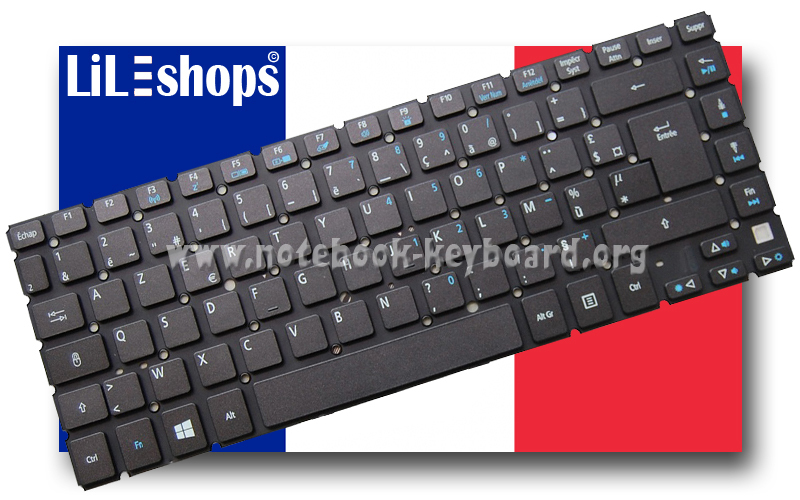 Clavier FranÃ§Ais Original Acer Aspire Mp-10k26f0-9201w Aezq0f01010 Nki141307g