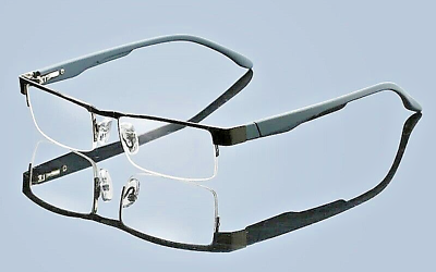 Lunette Titane Loupe de Vue Lecture Homme Femme NOIRE Presbytie