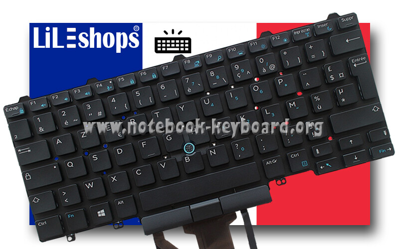 Clavier FranÃ§Ais Original Pour Dell Nsk-Lk0bc 0f 9z.Nb2ln.00f Pk1313d1b13 0w93f7