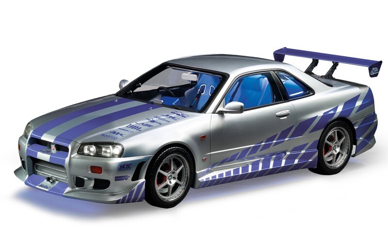かえでデアゴスティーニ 1/8スケール BNR34 日産スカイラインワイス Deagostini The Fast and the Furious Nissan Skyline GT-R R34