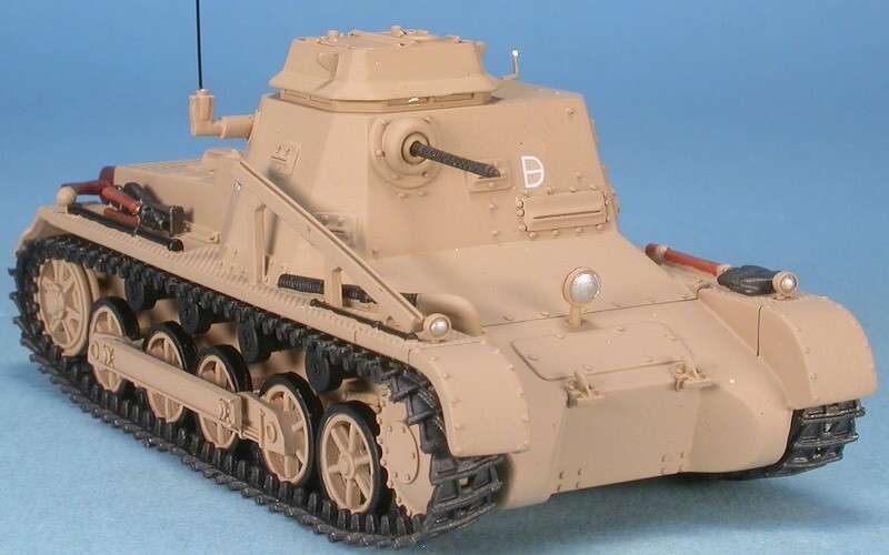 Char Miniature Panzer Befehlswagen I Ausf.B Radio Libya  - Master Fighter - 1/48