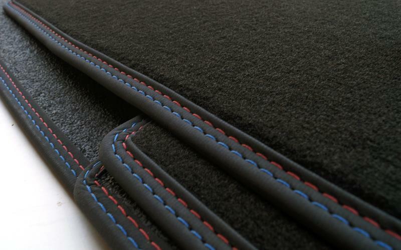 Premium Fußmatten BMW 1er E81 E82 Original Qualität Nubuk Doppelnaht