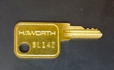 Haworth Furniture Lock Keys - SL series - SL001 thru SL275 - (read description)