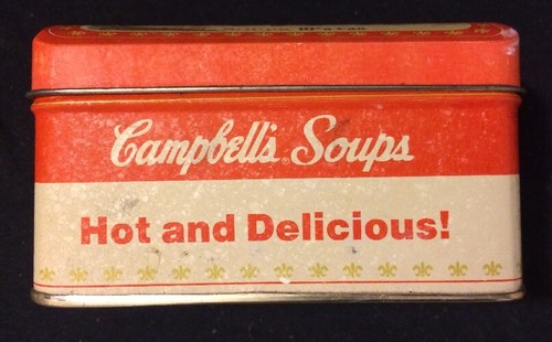 Vintage 1997 Campbell's Soup Kids Tin Box Cranberry Cobbler