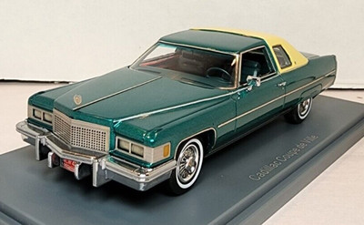 Neo Scale Models 1:43 1976 Cadillac Coupe deVille Greenbrier Firemist Poly RARE!