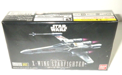 BANDAI Star Wars VEHICLE MODEL 002 X WING STARFIGHTER Plastic