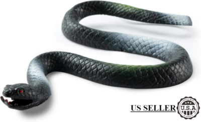 12Pack Fake Realistic Rubber Snakes Toys for Garden in Bulk 22