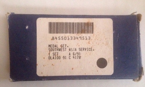 1991 SOUTHWEST ASIA SERVICE MEDAL SET SEALED • MILITARY MEDAL