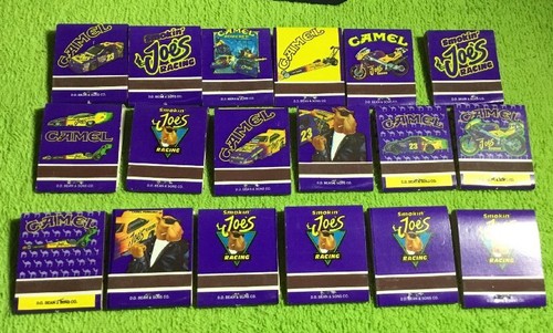 Joe Camel Racing Set Of Matchbooks