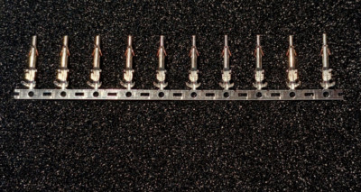 10 Pieces. New, SLM-41T-P1.3E, JST SLM-41T-P1.3E Male Socket Pins. #16-20 AWG.