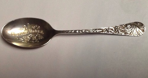 Rare Vintage Antique DEVILS LAKE, NORTH DAKOTA Sterling Souvenir Spoon Collector