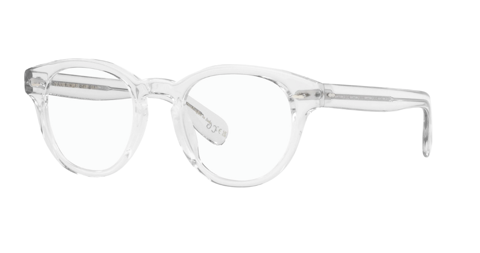 Pre-owned Oliver Peoples Ov5413u 1101 50 Cary Grant Crystal Men's Eyeglasses In Clear