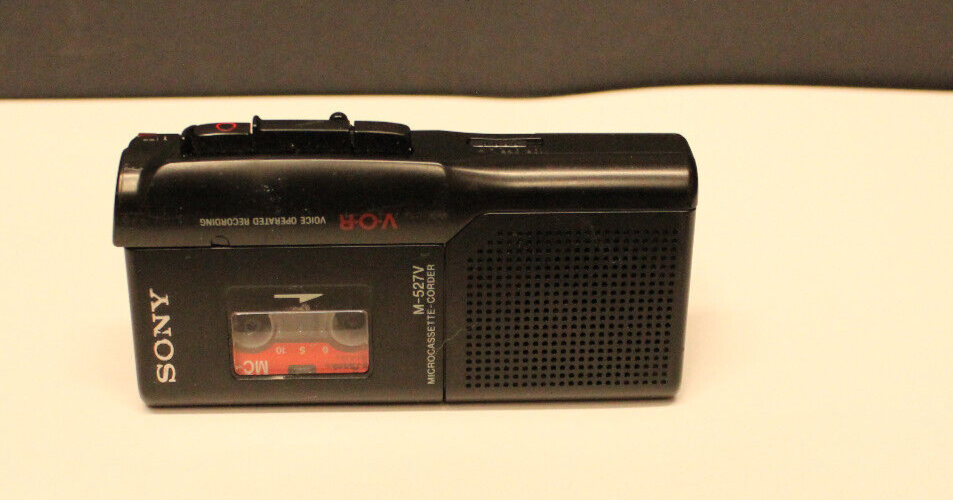 Sony M-527V Microcassette Voice Recorder Player VOR - For Parts/Repair