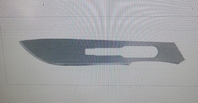 INTEGRA MILTEX 4-122 #22 Carbon Steel Surgical Blades 100/BX Sterile Kai Medical
