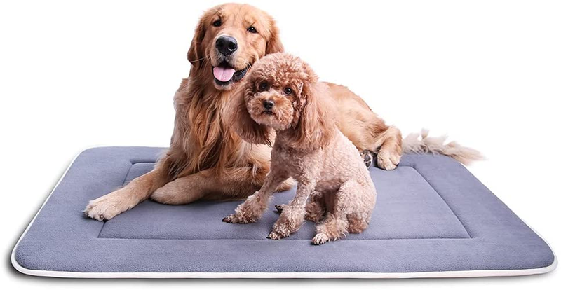 Kennel Pad Crate Mat Washable Orthopedic Anti-slip Grey 22