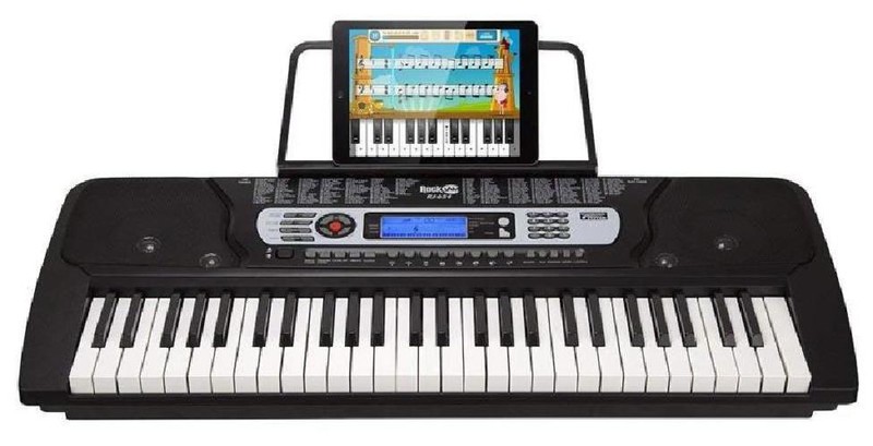 Portable Digital Piano Keyboard 54 Key Music Stand Interactive Lcd Screen NEW !
