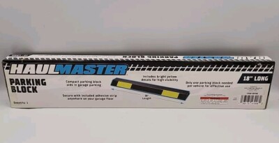 Reflective Parking Block Curb Stop, 18  Inches Strip - 1 Pack, Haul-Master