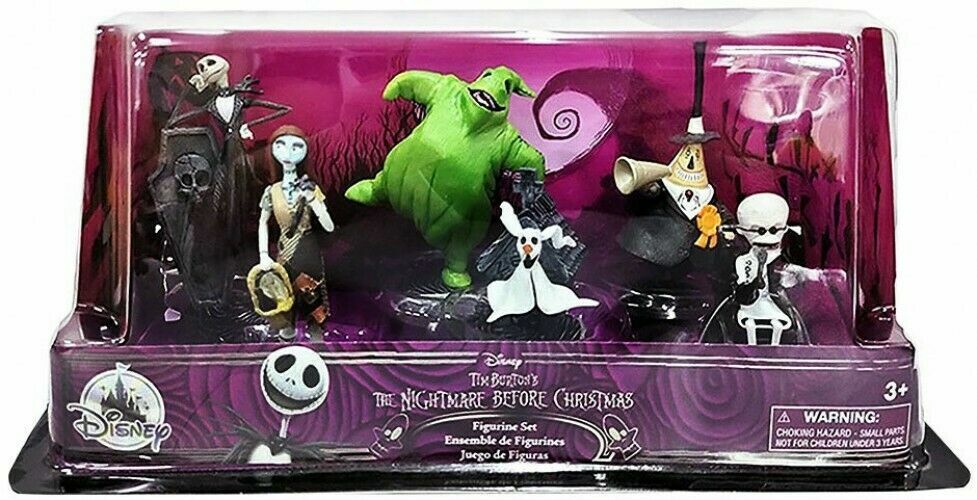 Disney Nightmare Before Christmas Box 6 Pc PVC Figure Play