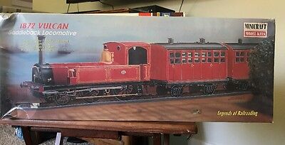 MINICRAFT 1872 VULCAN SADDLEBACK LOCOMOTIVE PLASTIC MODEL KIT Sealed