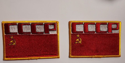  Set Of 2 Soviet Union CCCP Sew on Patches