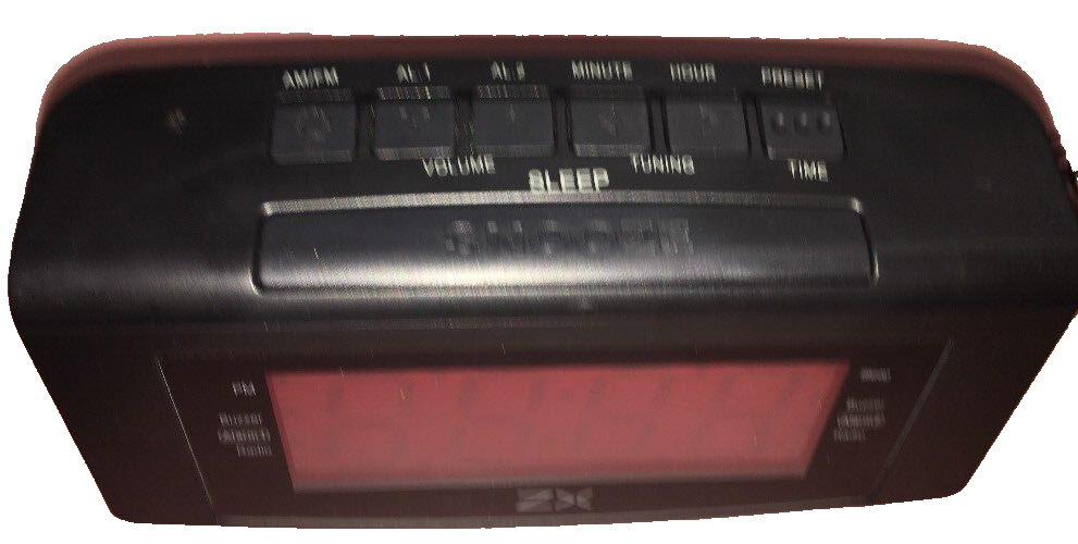 ZX #828638 Alarm Clock AM/FM Stereo With Large Digital