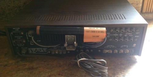 VINTAGE 1973 LAFAYETTE RECEIVER AM/FM LR 200A AND ORIGINAL BOX OWNERS MANUAL TOO