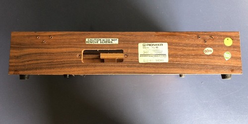 PIONEER PL-10 Wood Style Case Nice Shape, NO Nicks, one small scratch