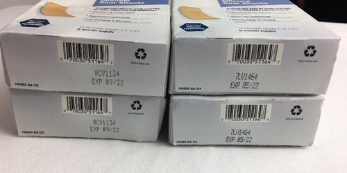4 SCARAWAY SILICONE SCAR SHEETS 12 Reusable sheets per box EXP 2022