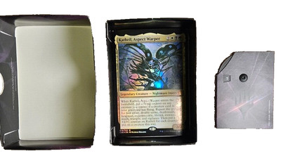 EMPTY Commander Pack Deck Box ''Symbiotic Swarm'' + Giant Foil Kathril Card! MTG