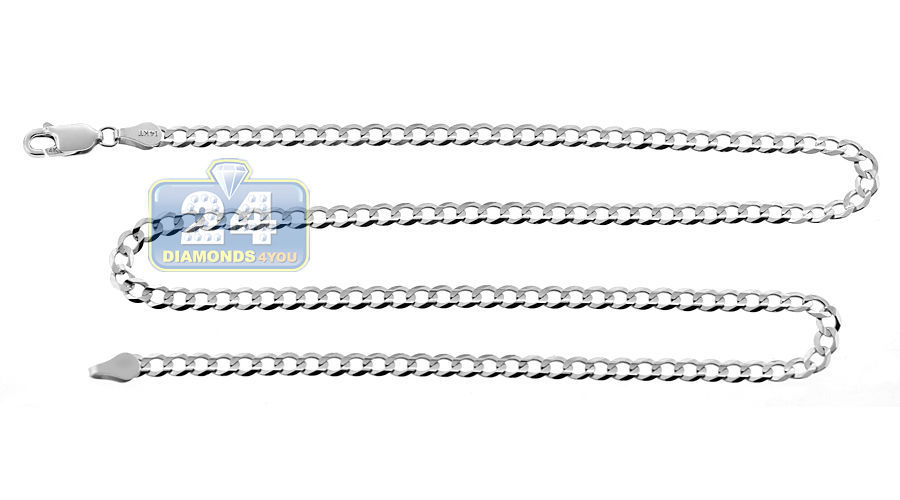 White Gold Chains for Men