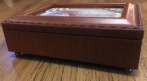 Brand New Baby Music Box Keepsake- Insert Photo- Plays Jesus Loves Me