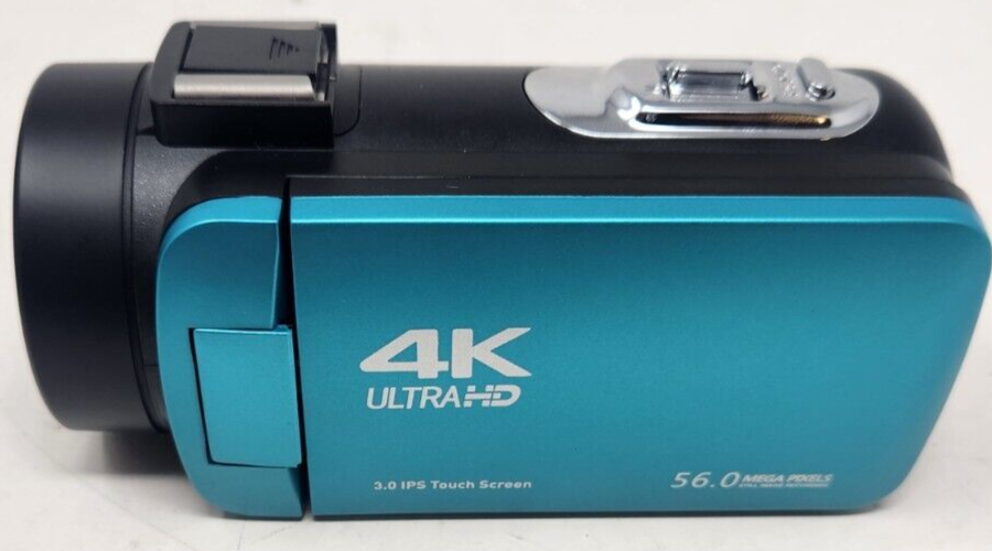 DVC 4K Ultra HD ビデオカメラ WiFi(使用は1度／箱なし) Amazon | ビデオカメラ 4K録画 8000万画素 Vlogging カメラ 18倍