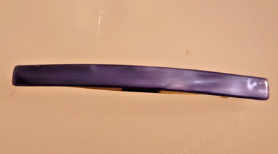 Oyonnax Hair Clip Purple Marble 4.5'' X 1/4